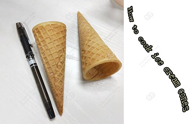 How to Cook Ice Cream Cones?