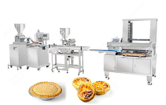 Industrial Egg Custard Tart Press Machine 1500pcs/h