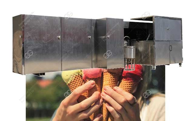 ice cream cone production line