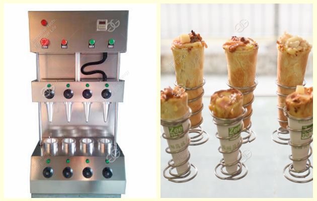 pizza cone maker machine