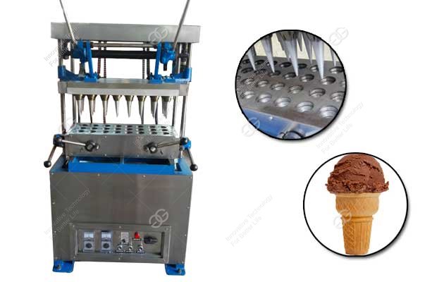 how to make ice cream cone with a machine