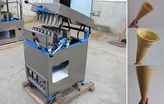 12PCS Commercial Ice Cream Cone Machine For Cone Production