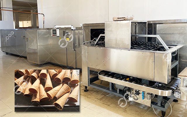 Automatic Waffle Cone Making Machine